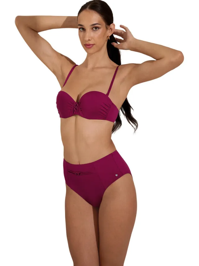 Lisca Palma voorgevormde balconnet-bandagetop violet