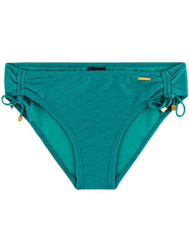 Protest MIXGrowi - Bikini broekje Dames - Normale pasvorm - Volledige dekking - Groen Peacock Green
