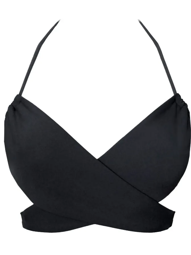 Anekdot dames vegan Bikinitop Versatile Zwart, foto 2