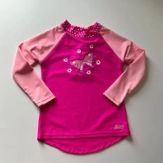 Zoggs zwemtshirt - roze - lange mouwen - maat 4 jaar