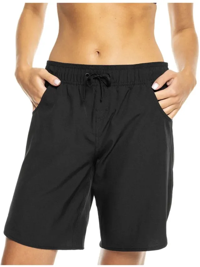 Roxy Wave 9 Inch Bs Zwembroek Zwart M Vrouw Anthracite