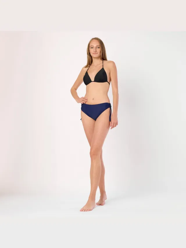 Merry Style Dames Zwembroek - Bikinibroekje - Elastische tailleband - Polyamide & Elastaan – Donkerblauw (6007) – 46 - MS-VR-Brief-2