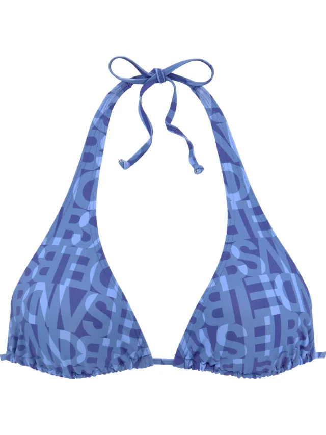 Triangel bikinitop blauw, foto 2