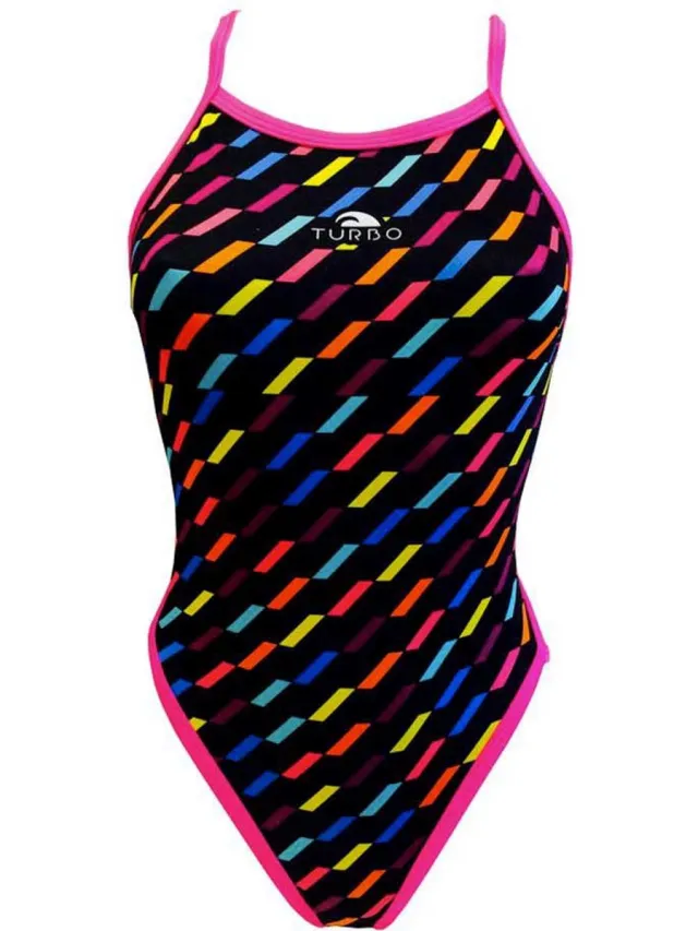 Turbo Fiesta Zwemkleding Zwart M Vrouw Black / Multi