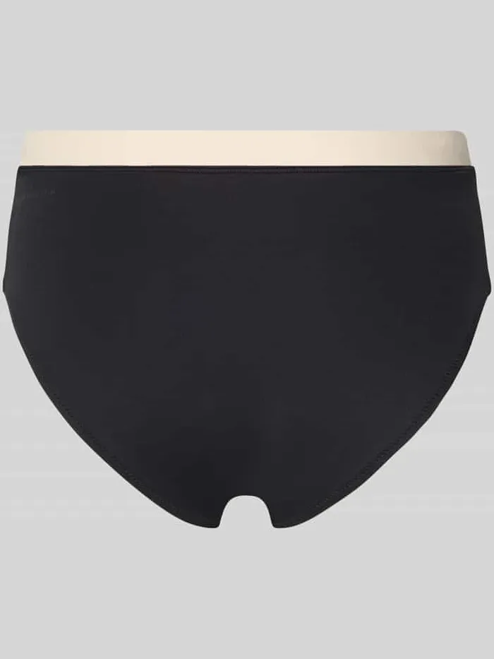 Marc O'Polo bikinibroekje met contrastband zwart, foto 3