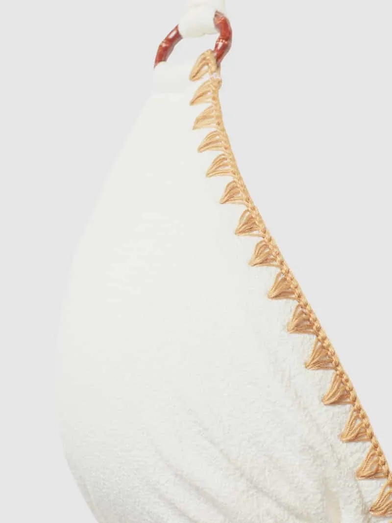 banana moon Bikinitop met vetersluiting aan de achterkant, model 'YERO SANTAFE' offwhite, foto 4