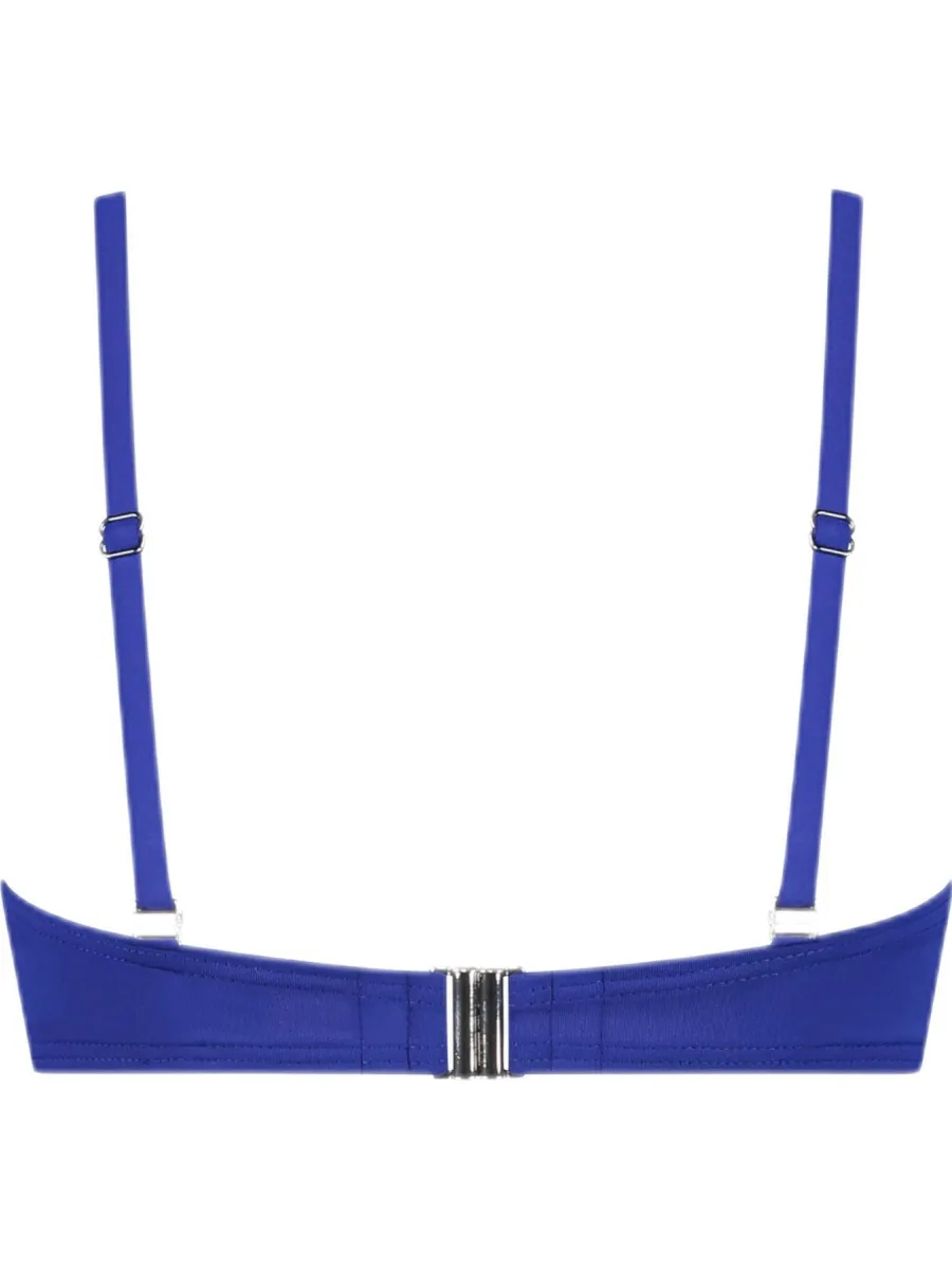 Cyell voorgevormde bandeau bikinitop blauw, foto 3