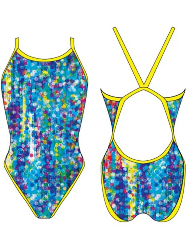 Turbo Dots Revolution Zwemkleding Blauw 5-6 Years Meisje Royal