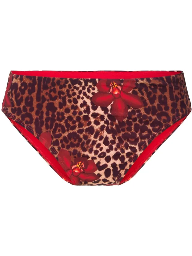 LingaDore Bikini Broekje Leopard flower
