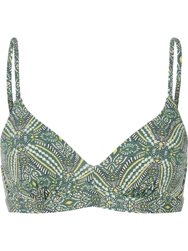 Protest Mixadairau – Beugel bikini top Dames – B&C&D-Cup – Verstelbare bandjes – Mix & Match Veggie Green