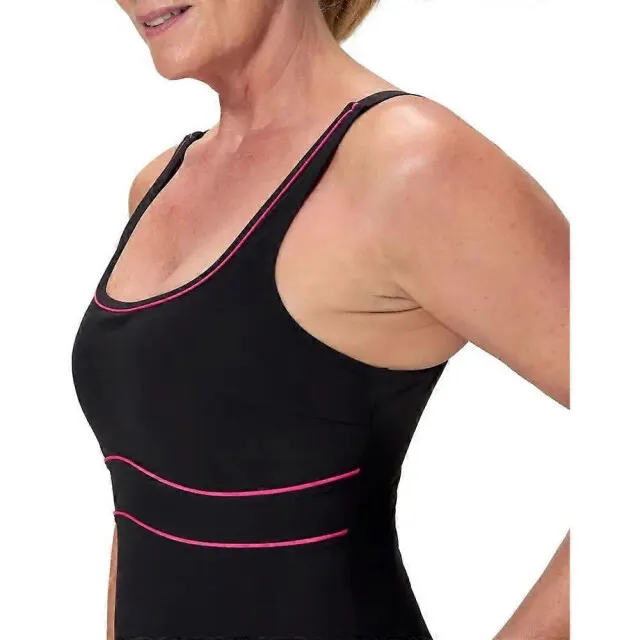Speedo solid contour eclipse 1p wedstrijd badpak dames zwart, foto 2