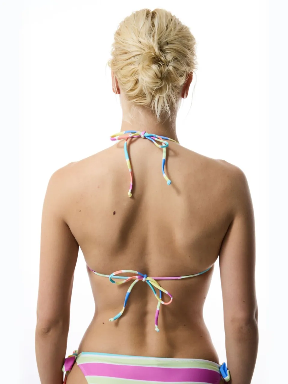 Penti Gestreepte Halter Driehoek Bikinitop veelkleurig, foto 2