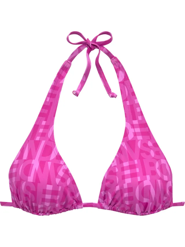 Triangel bikinitop fuchsia
