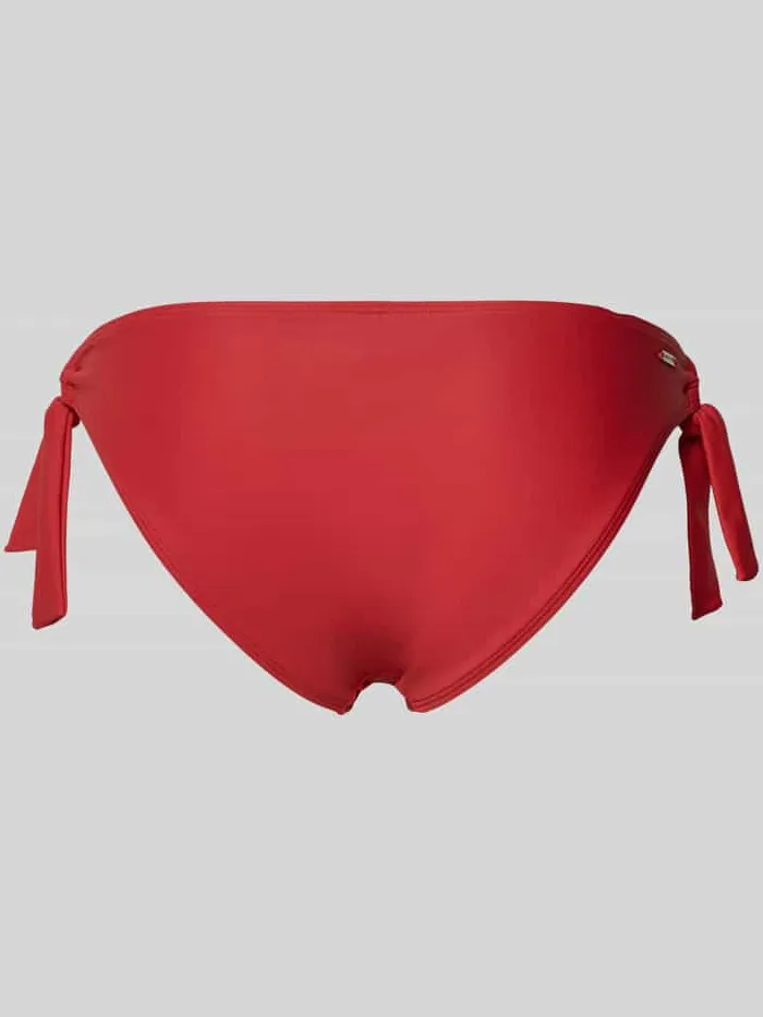 Barts slim fit bikinibroekje met logodetail model 'Kelli' rood, foto 2