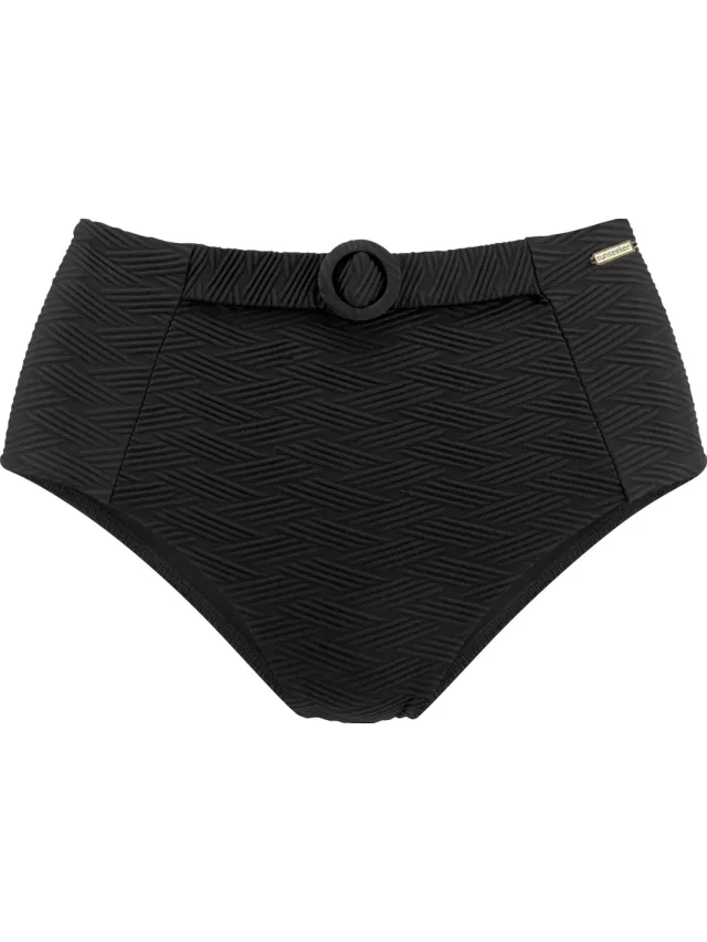 Highwaist bikinibroekje zwart