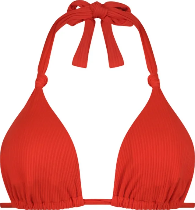 Beachlife Fiery Red triangel bikinitop Roze, bruin