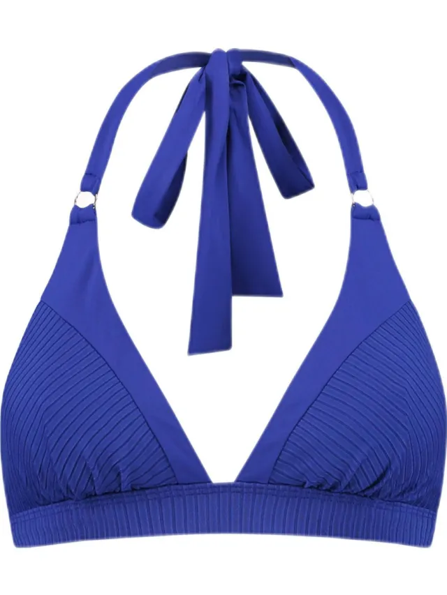 Cyell voorgevormde halter bikinitop blauw, foto 2