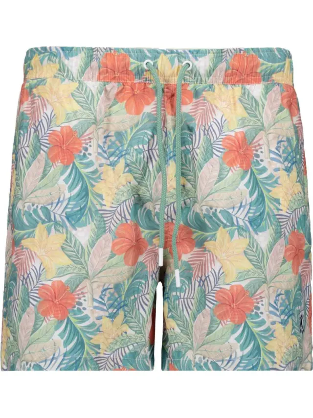 Ragman zwemshorts bloemenprint