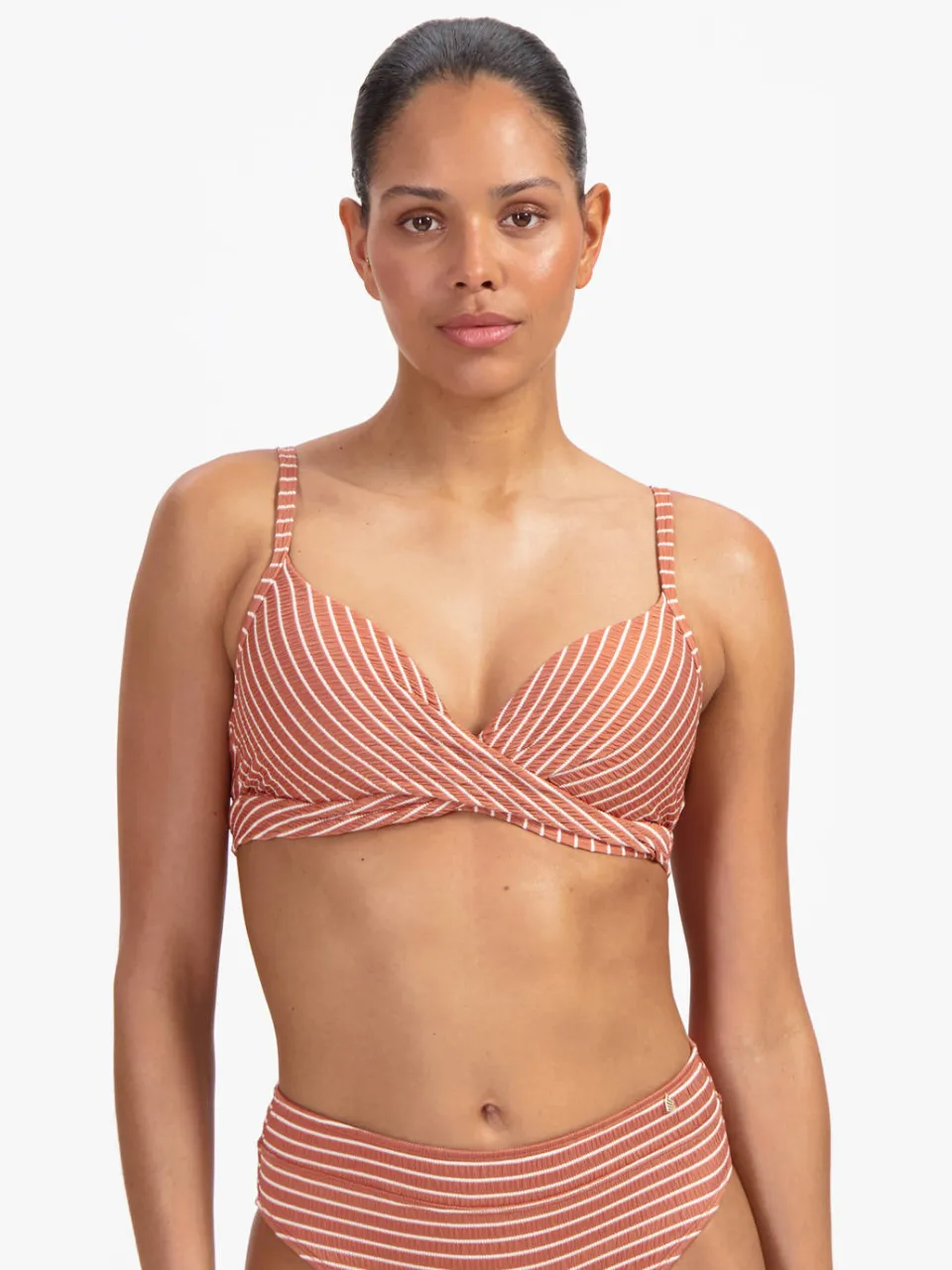 Beachlife beugel bikinitop bruin Lichtbruin/ecru
