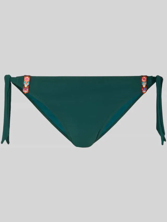 banana moon Bikinibroekje met siergarnering model 'Dasia' Groen