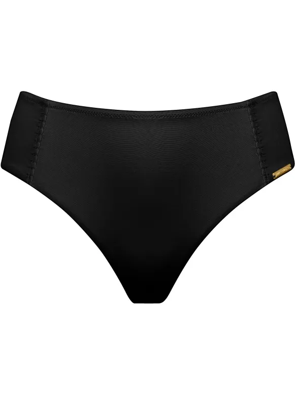 WATERCULT Women's Crafted Essentials Bikini Bottoms No. 265 - Bikinibroekje, zwart
