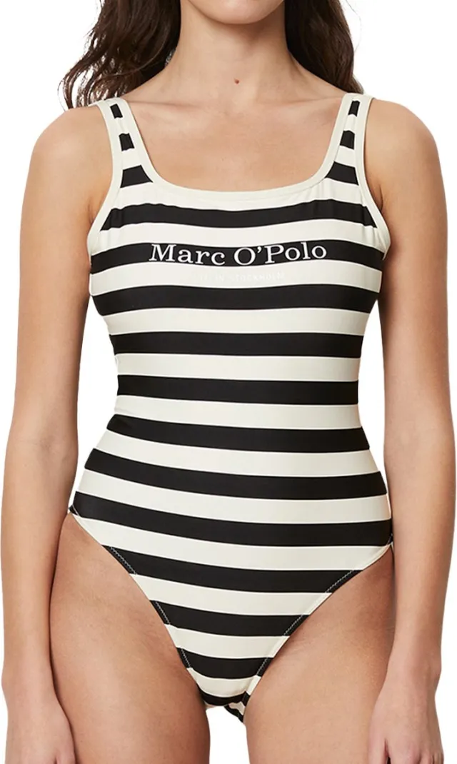 Marc O'Polo badpak Classic Stripes black stripe