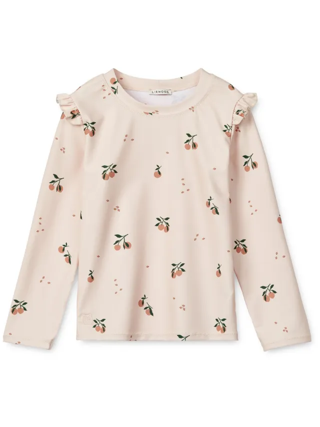 Liewood Tenley Printed Swim Tee Peach / Sea shell Beige , Roze