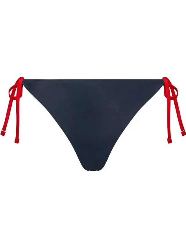 Tommy Jeans Dames/dames Zijwaartse Bikinibroekjes (Rood/Navy Blauw)