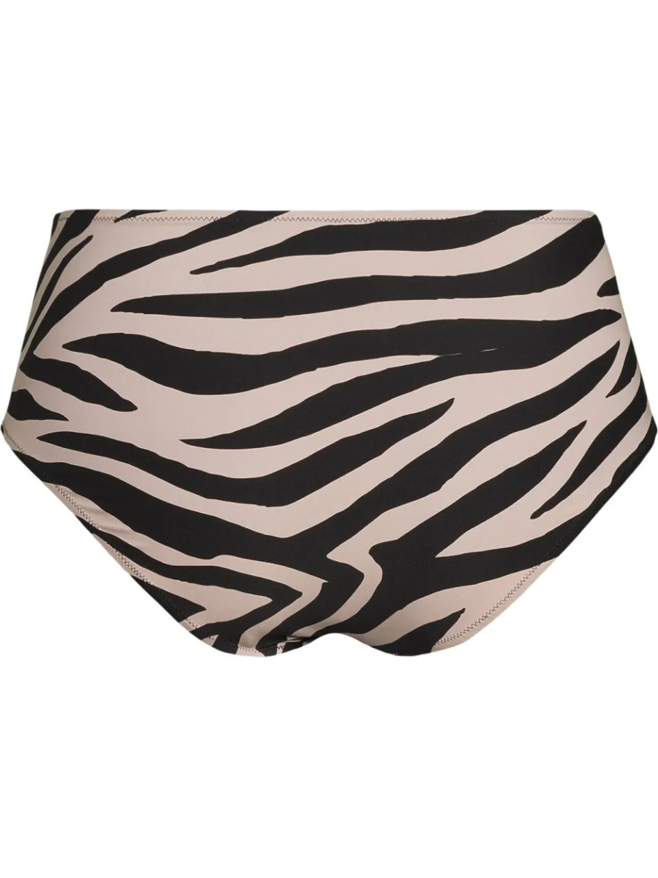 BEACHWAVE Curve high waist bikinibroekje beige/zwart, foto 3