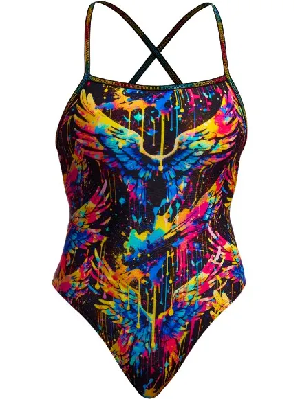 Funkita Strapped In badpak meerkleurig