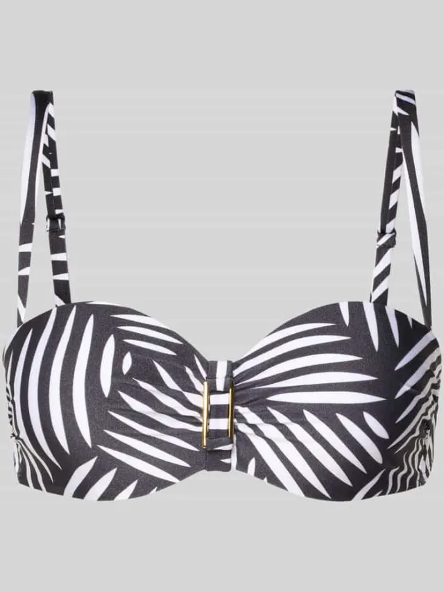 Lascana PLUS SIZE bikinitop met beugel model 'Liv' Zwart