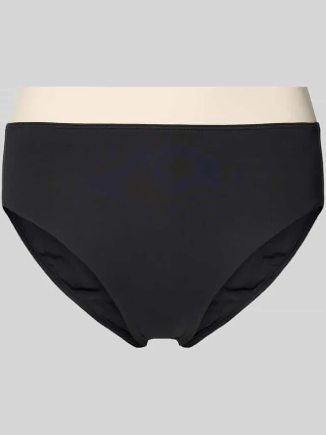 Marc O'Polo bikinibroekje met contrastband zwart, foto 2