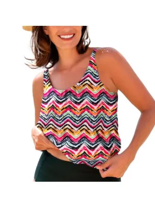 Wiki Jamaica Tankini Top Versch.kleure/Patroon