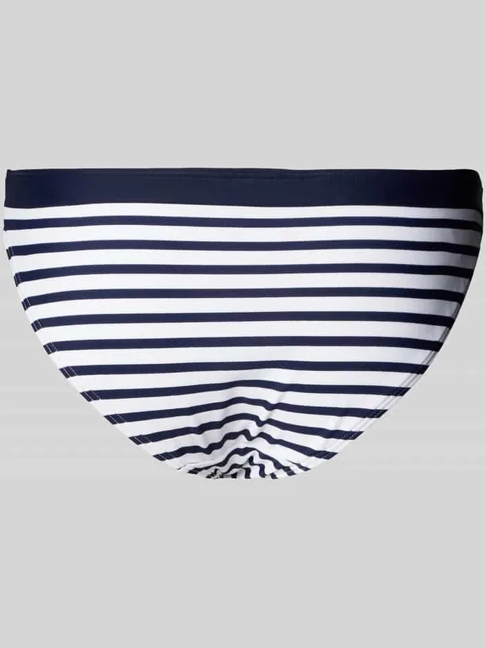 VENICE BEACH Bikinibroekje met labelapplicatie, model 'Summer' donkerblauw, foto 2