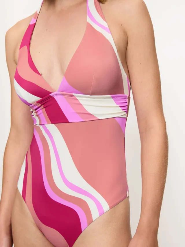 Triumph Badeanzug Summer Mix & Match Plunge roze - light combination