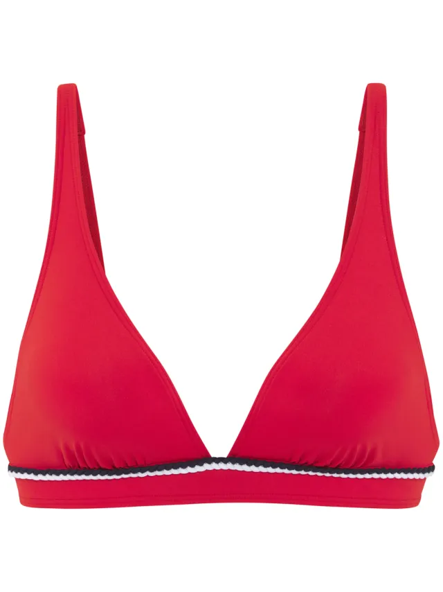 triangelbikinitop rood, foto 2