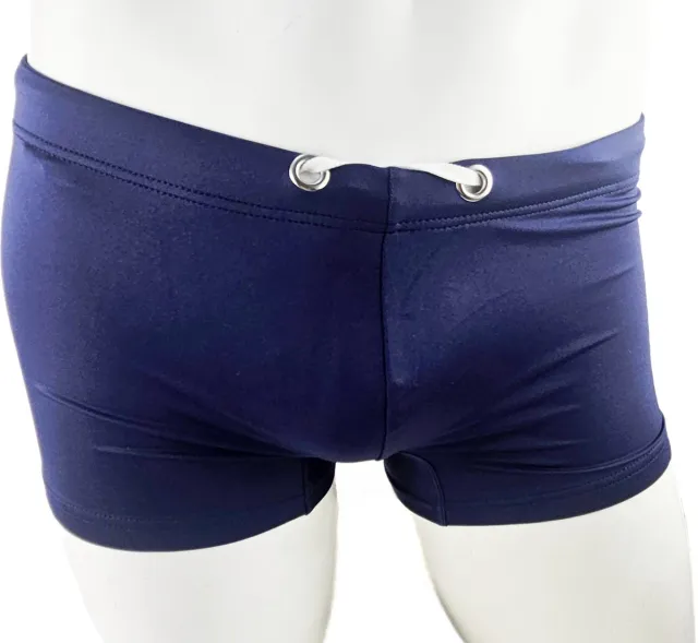 BamBella ® - Zwembroek - zwemshorts - donker blauw kort man mannen heren zwart