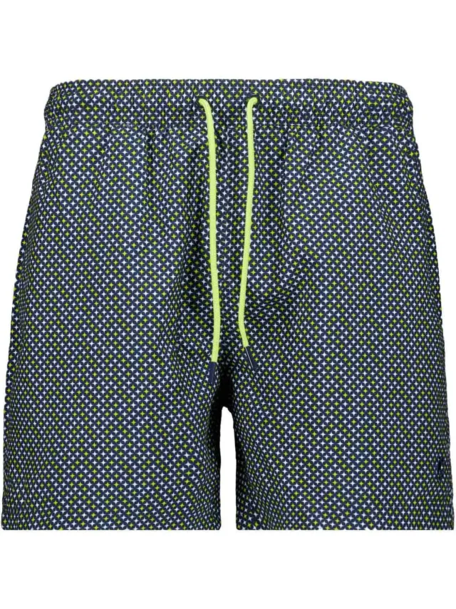 Ragman Regular Fit zwemshort blauw met bloempatroon