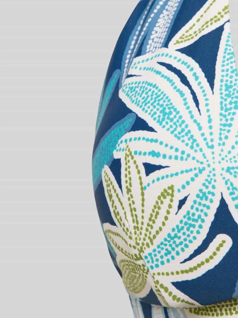 Marc O'Polo Bikinitop met halter model 'BOHEMIAN LEAF TRIANGLE' blauw, foto 4