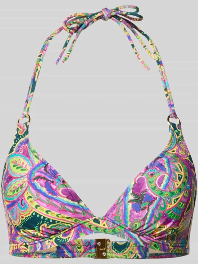 Marie Jo Bikinitop met all-over paisleyprint model 'Lise' Paars