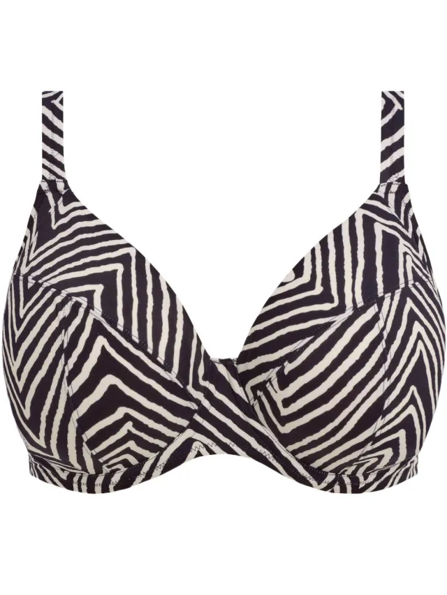 Elomi Fiji Falls bikinitop zwart/wit, foto 2