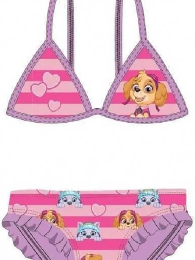 PAW Patrol bikini - roze met paars - Skye en Everest zwempak multi colour