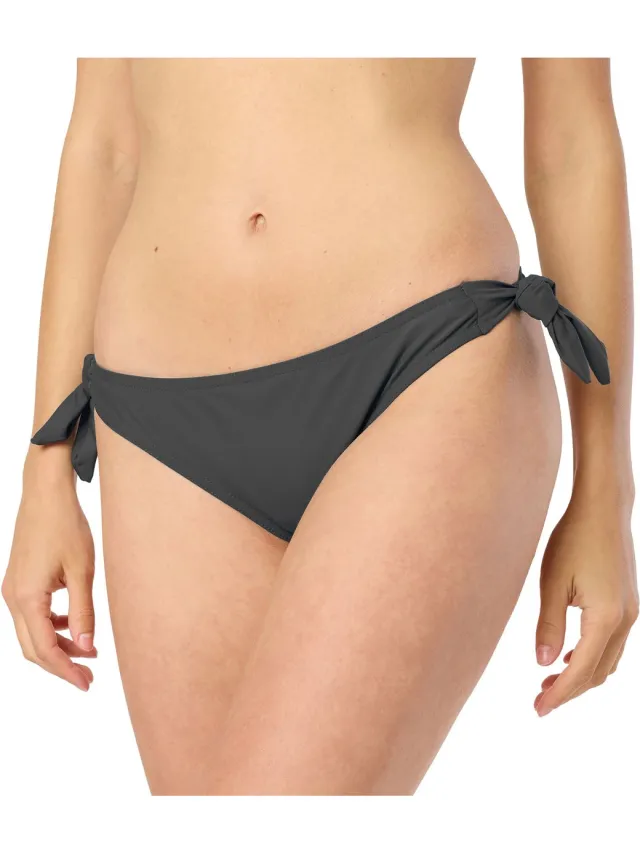 Merry Style Dames Zwembroek - Bikinibroekje - Elastische tailleband - Polyamide & Elastaan – Grafiet (9154) – 38 - MS-VR-Brief-3