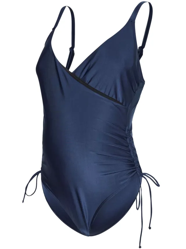 Mamalicious Dames Zwangerschaps Eenstuk Swimsuit (Navy Blazer) Marineblauw/Blauw