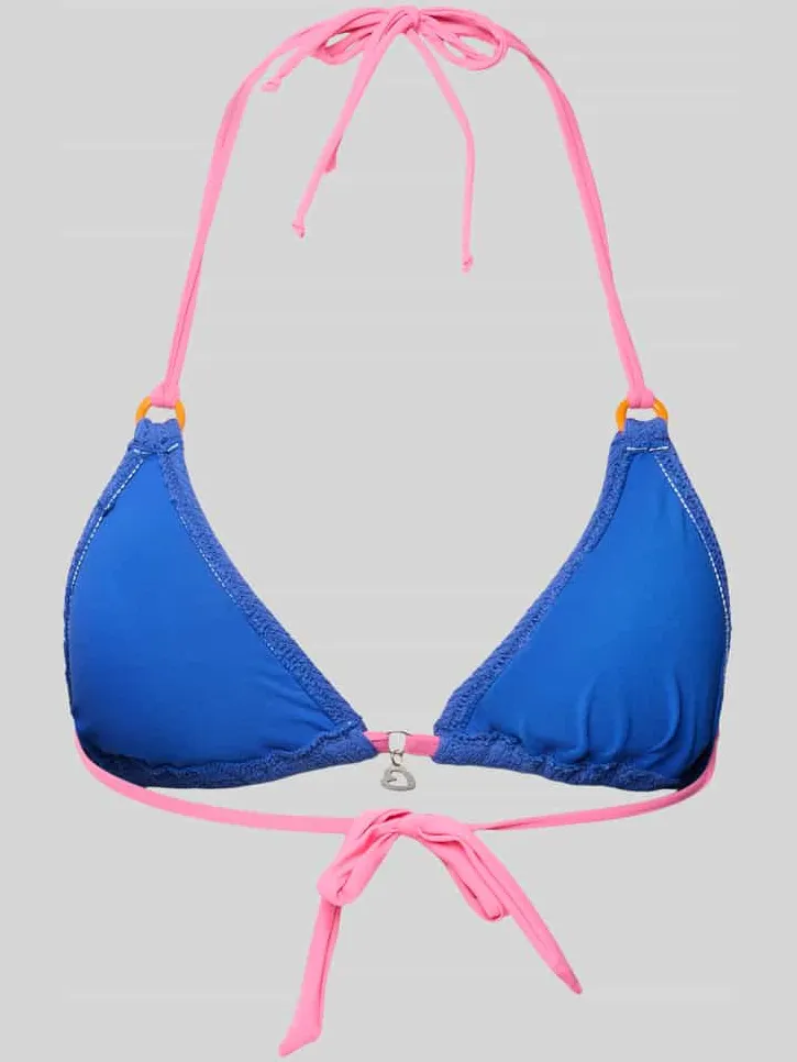 banana moon Bikinitop met halter, model 'BRARO' koningsblauw, foto 2