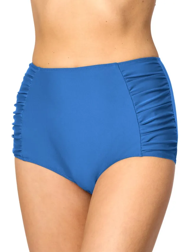 Merry Style Dames Zwembroek - Bikinibroekje - Elastische tailleband – Polyamide & Elastaan – Branding (60009) – 40 - MS-MS10-119-SL