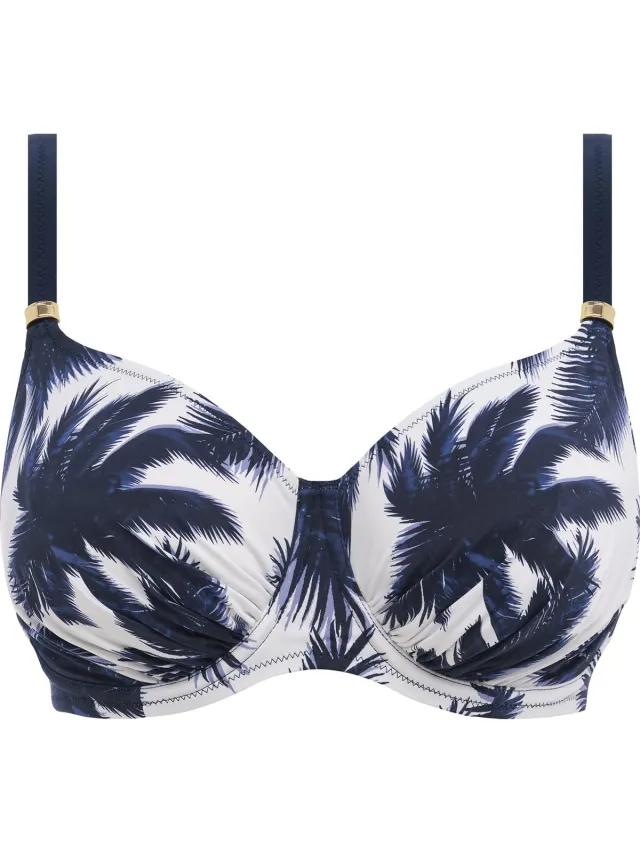 Fantasie Maat 80E (EU) - Carmelita Avenue UW Gathered Full Cup Bikini Top Dames Bikinitopje