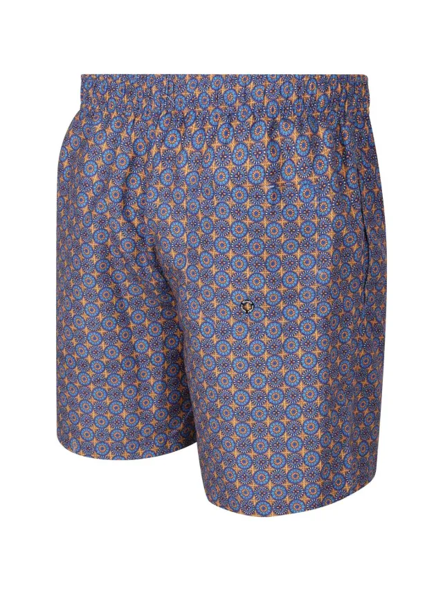 Suitable Zwembroek Suitable Zwembroek Mediterra Blauw Oranje Multicolour