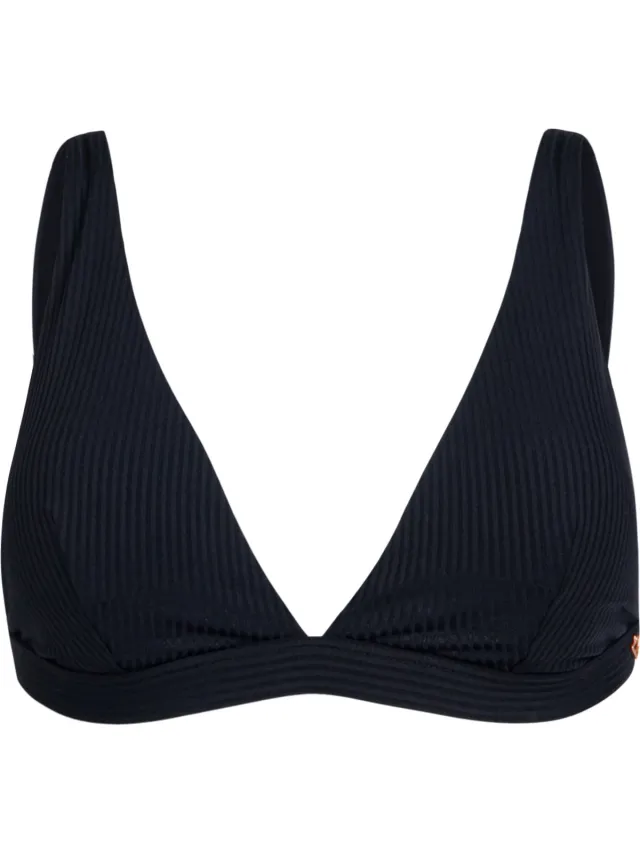 Brunotti Fortelle-Rib - Bikini Topje Zwart - Dames - Bralette Bikini Top - Uitneembare padding - 42 Black - Rib