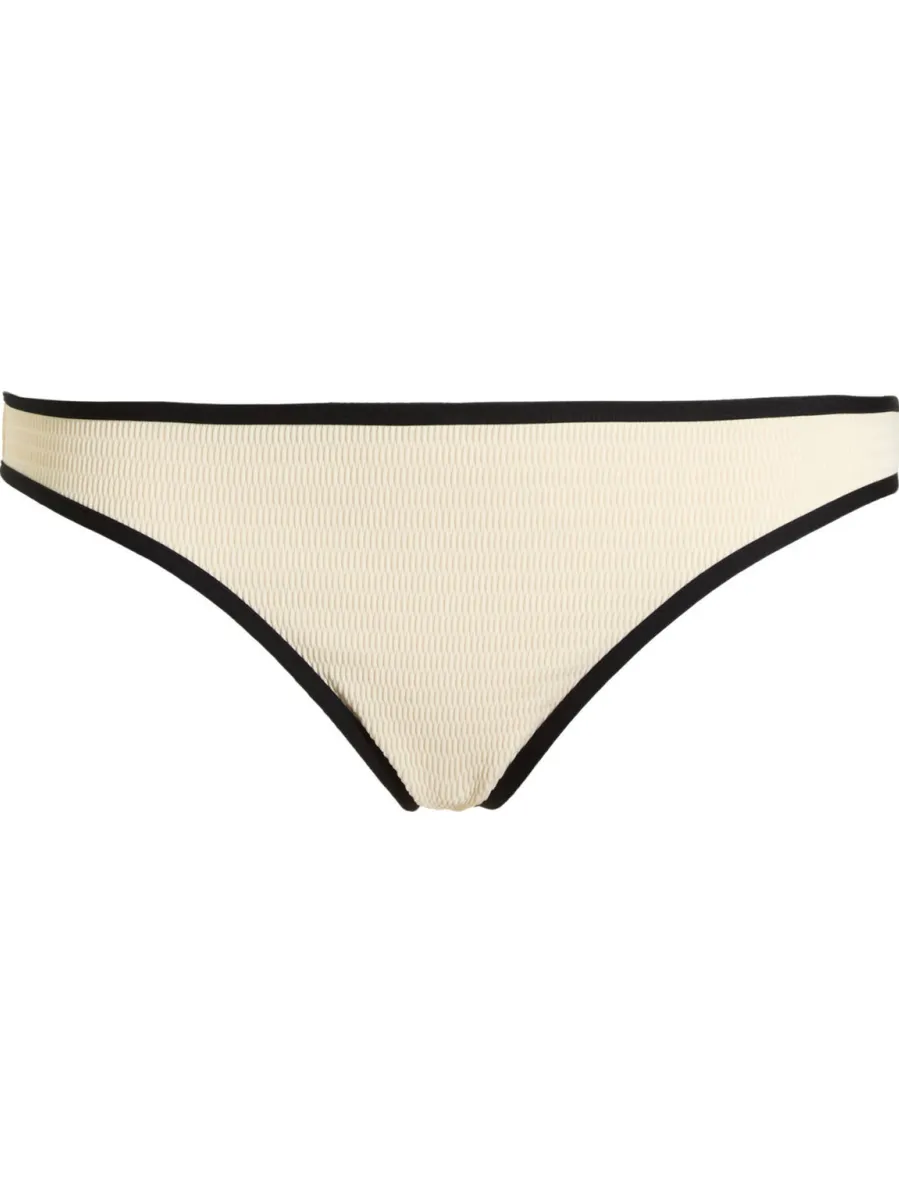 Seafolly Beach Bound bikinibroekje ecru/zwart, foto 2